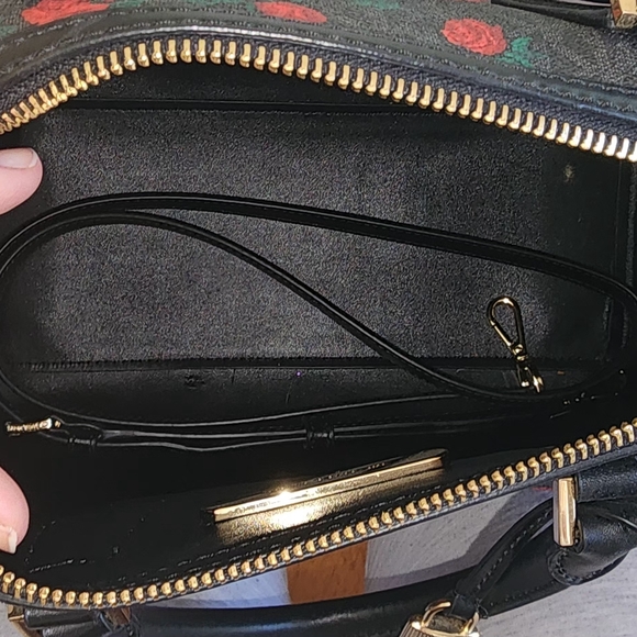 Michael Kors Black Rose Bag - Picture 5 of 5